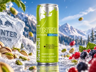 Bekræftet: Red Bull Winter Edition 2026 får smag af pistacie og bær